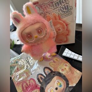 Loyalty - Big into Energy Brand New Never Used Pink Yellow Labubu